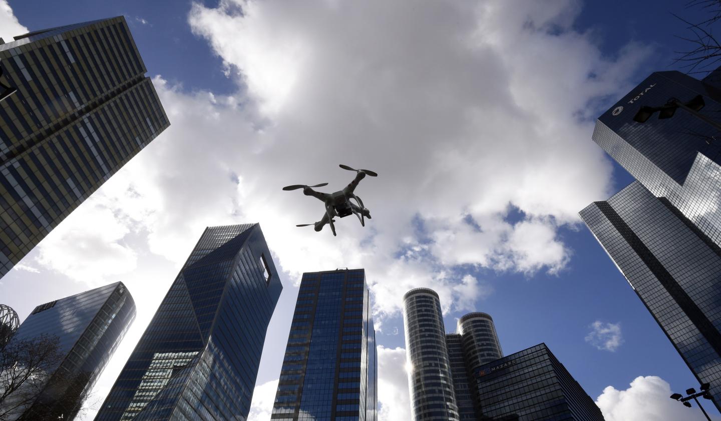 FRANCE-SECURITY-DRONE-MEDIA