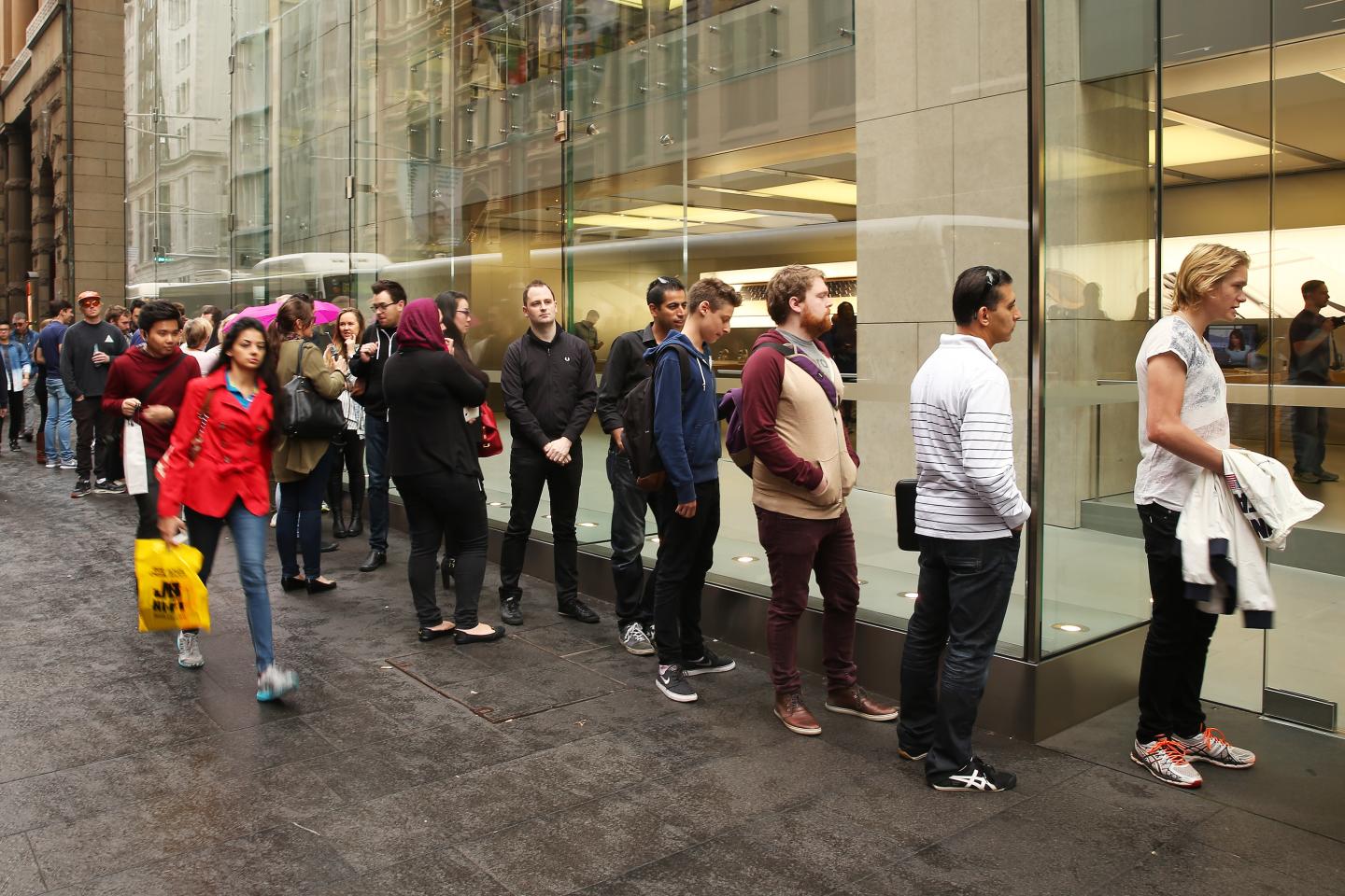 Apple Watch Goes On Display At Apple Inc. Stores Ahead Of Sales Launch