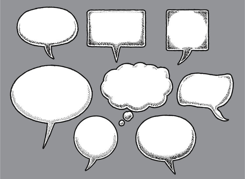thought bubbles