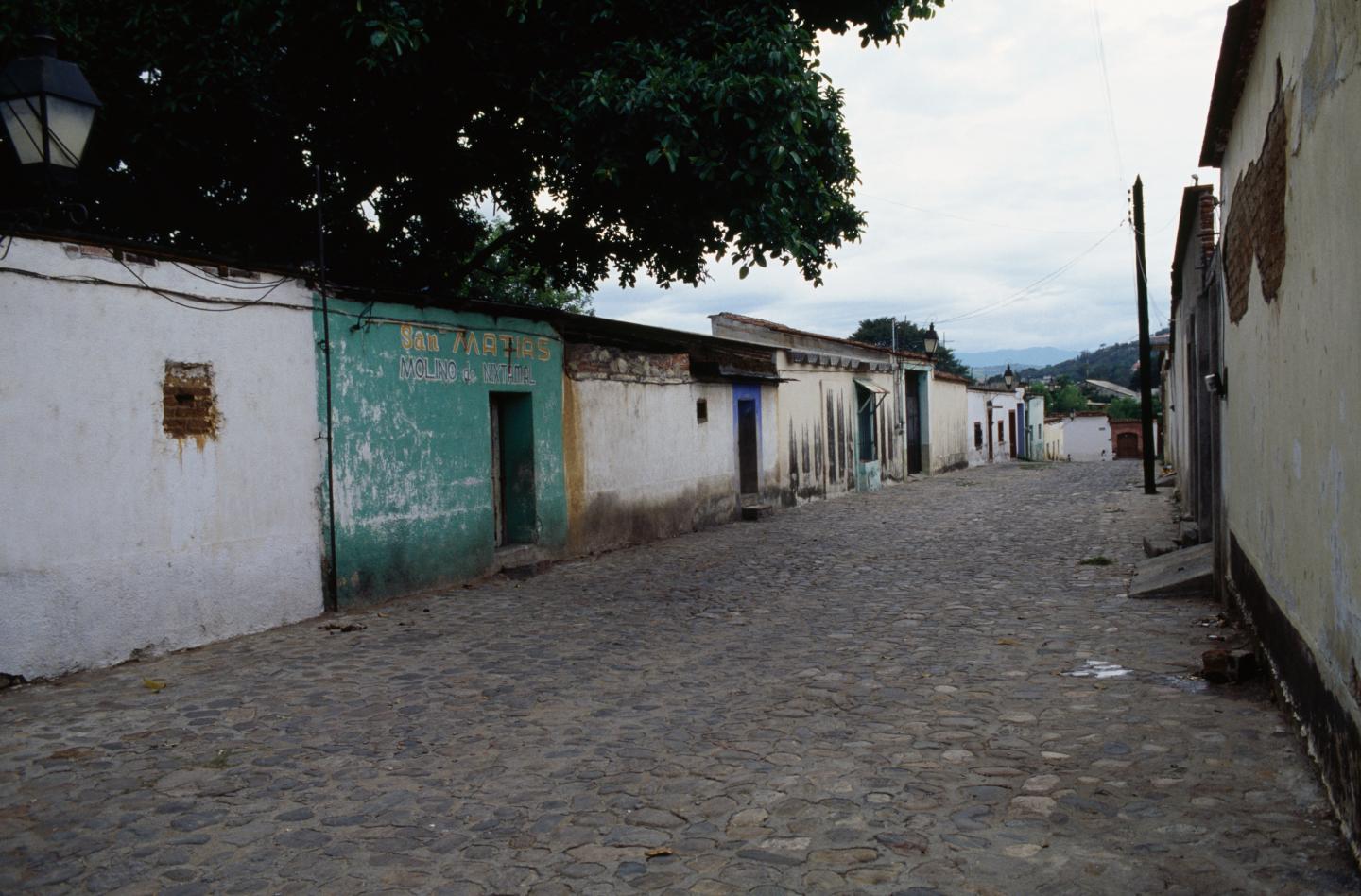 A street on outskirts of Oaxaca de Juarez