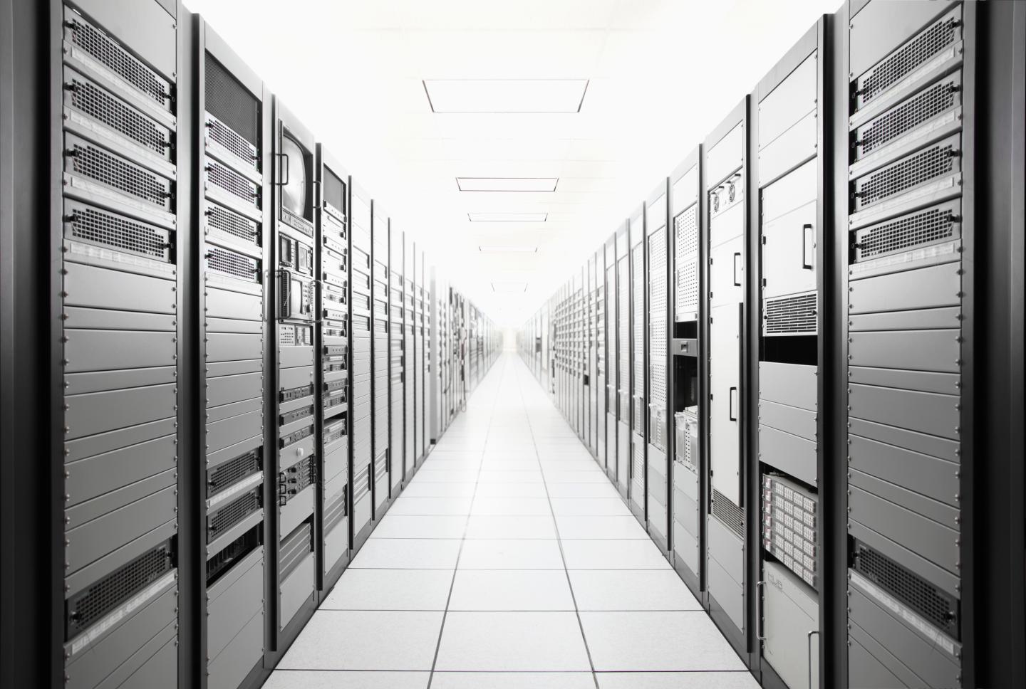Room of computer servers