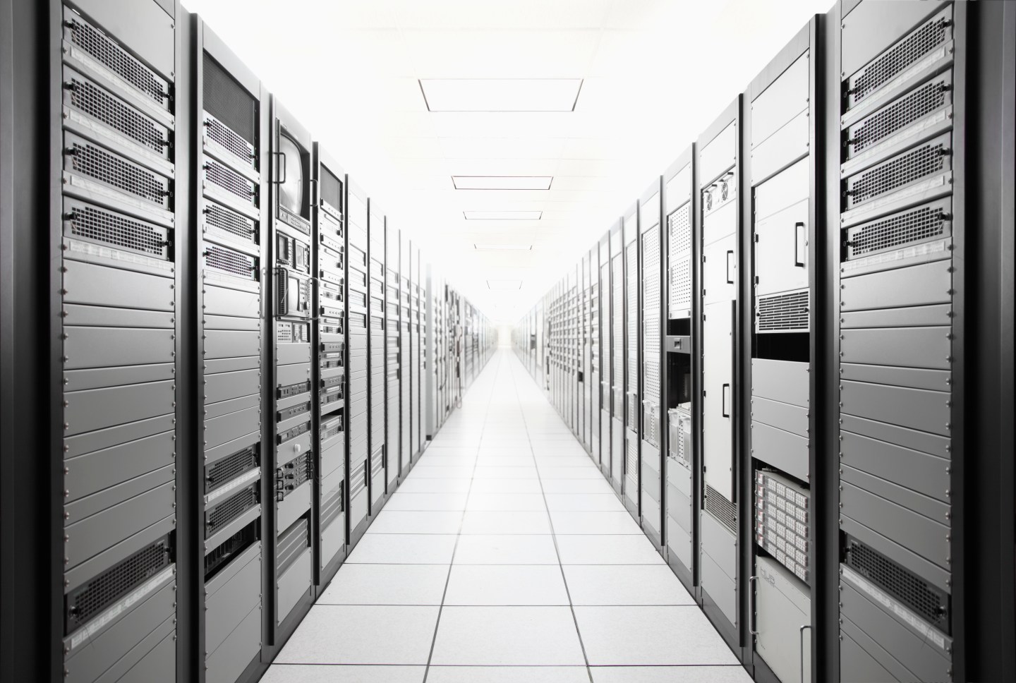 Room of computer servers