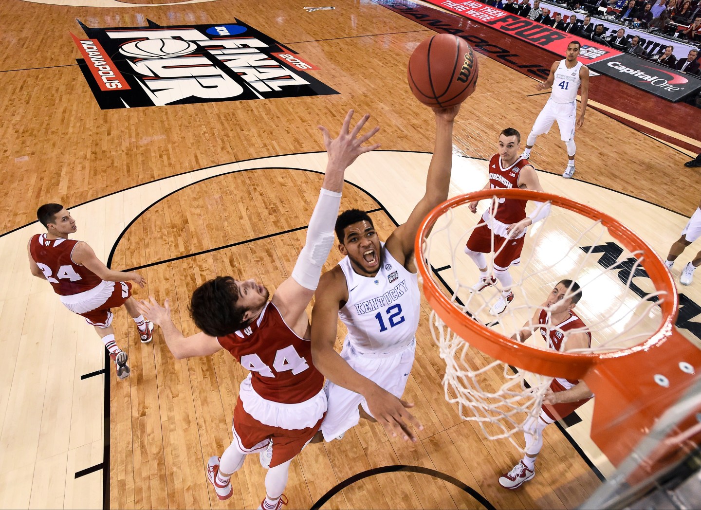APTOPIX NCAA Kentucky Wisconsin Final Four Basketball