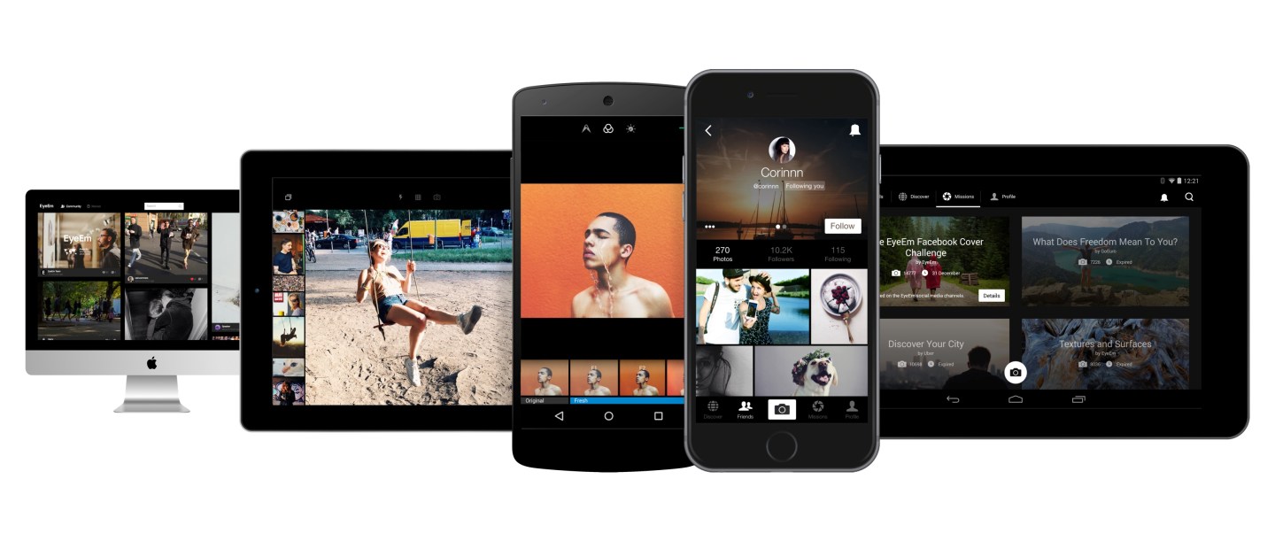 EyeEm, with latest funding, zooms in on its photo marketplace