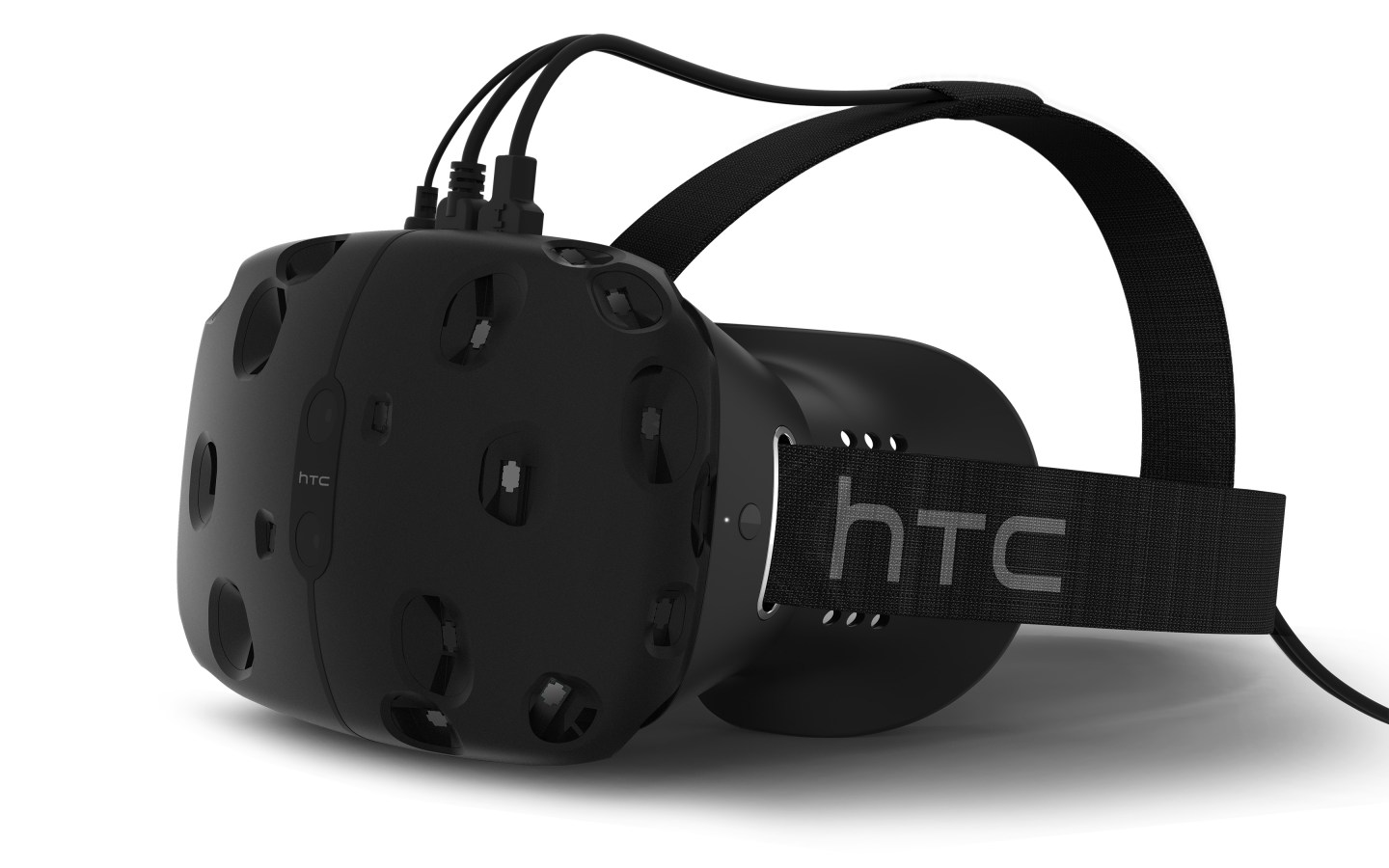 The HTC Vive VR prototype head-mounted display