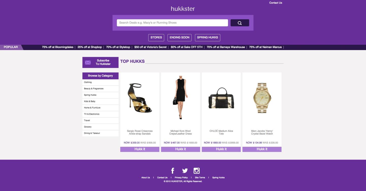 Hukkster rises from the dead as a real-time retail sales alert site