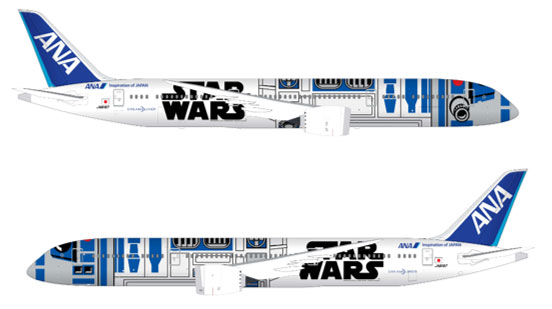 ‘The Force’ is strong with Nippon’s R2-D2-themed plane