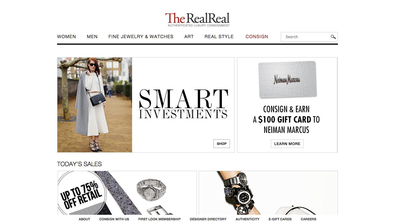 TheRealReal screenshot April 8, 2015
