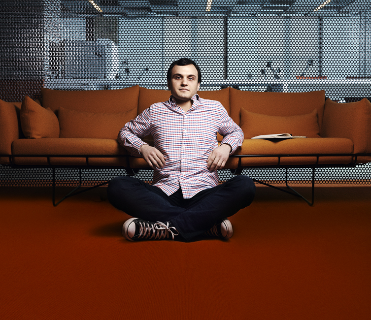 NEW YORK, NY - APRIL 7, 2015: Phil Honovich, photographed in the Flatiron district offices of Mastercard in New York, New York, on Tuesday, April 7th, 2015. Photo by Stephanie Diani/AP Images for Fortune Magazine