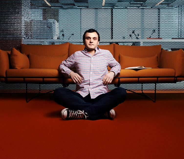 NEW YORK, NY - APRIL 7, 2015: Phil Honovich, photographed in the Flatiron district offices of Mastercard in New York, New York, on Tuesday, April 7th, 2015. Photo by Stephanie Diani/AP Images for Fortune Magazine