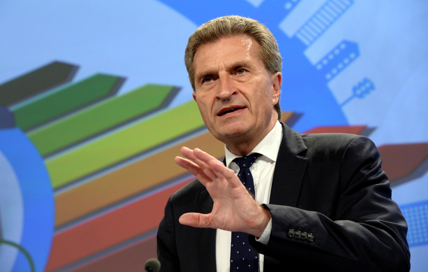 EU Energy Commissioner Gunther Oettinger