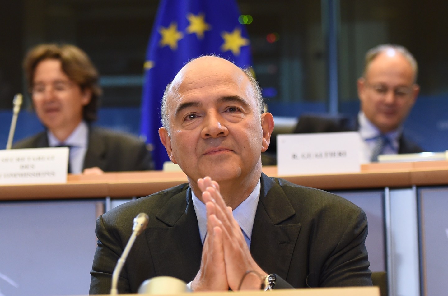 BELGIUM-EU-FRANCE-COMMISSION HEARINGS-MOSCOVICI