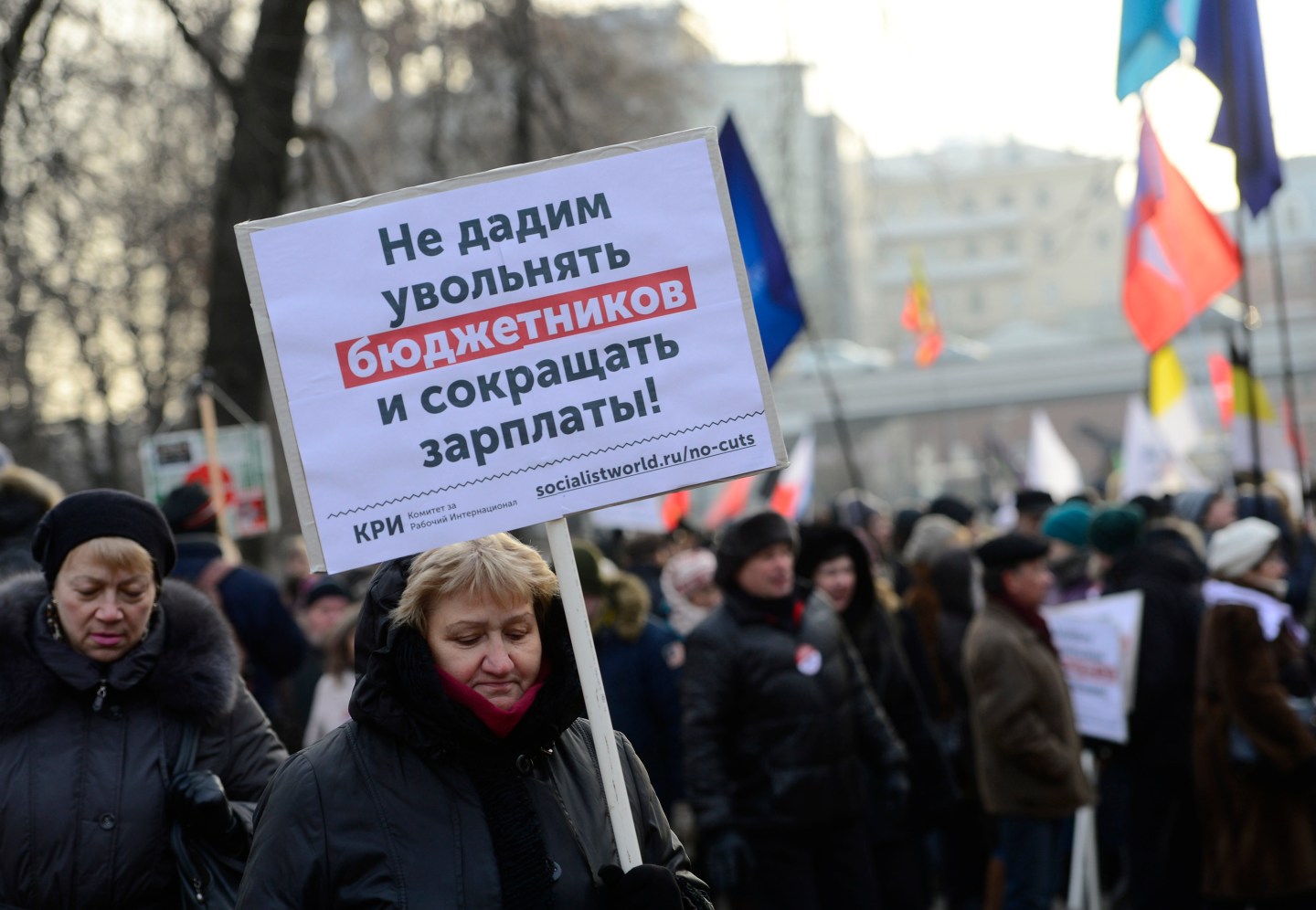 Protest Against Hospital Closures in Russia