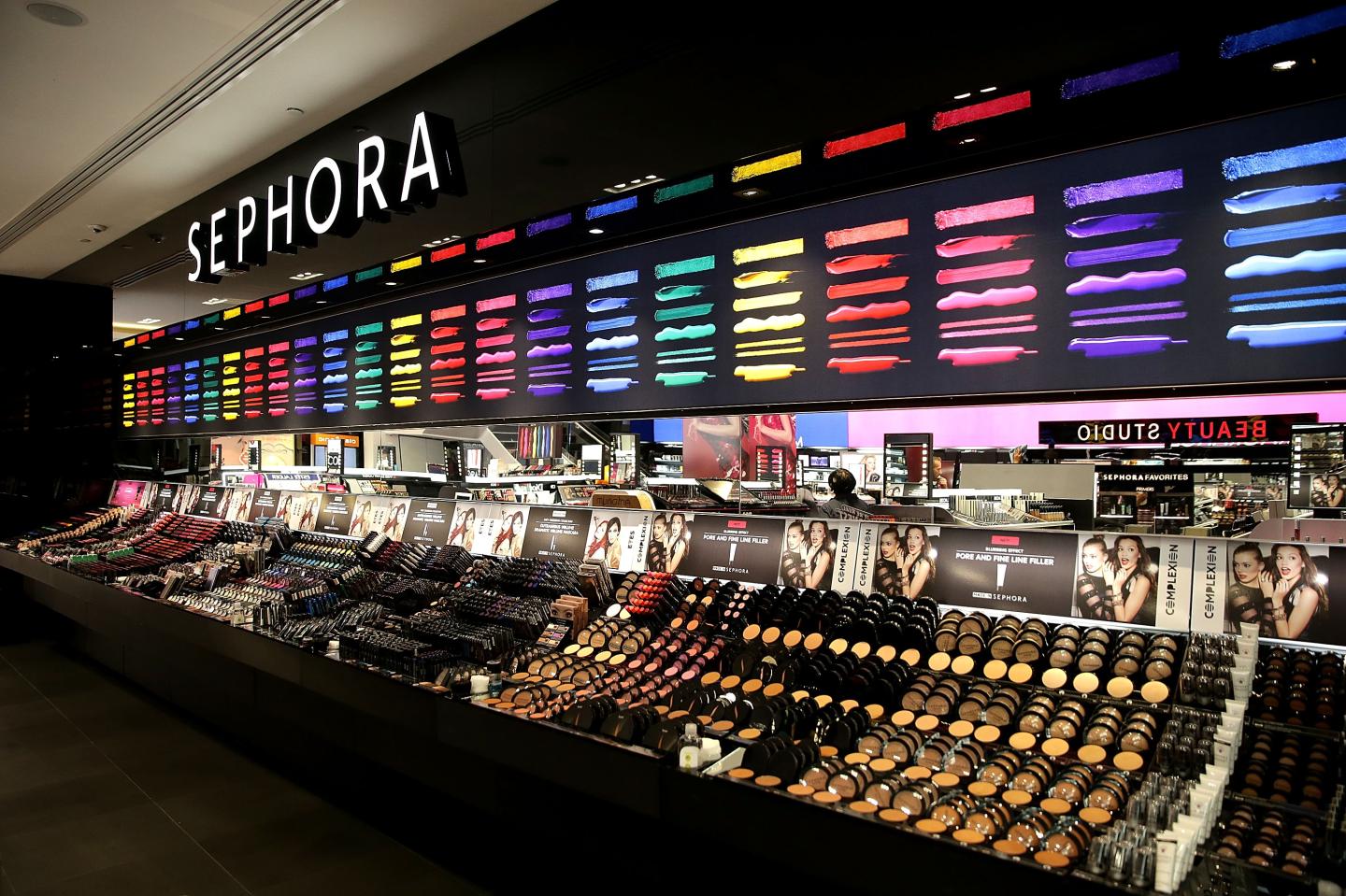 Crowds Queue For The Opening Of Sydney's First Sephora Store