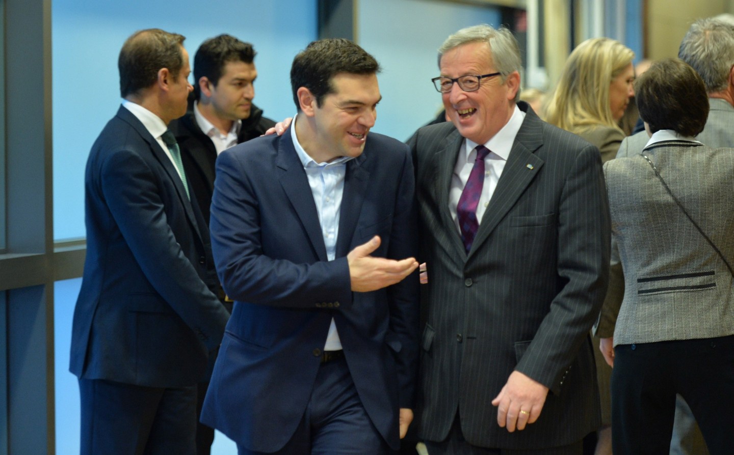 Greek Prime Minister Alexis Tsipras Visits Brussels
