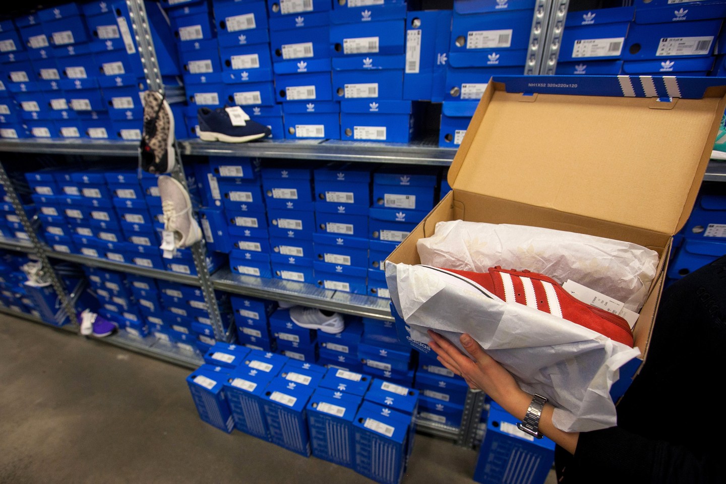 Retail Operations Inside An Adidas AG Store As Sportswear Maker Forecasts Profit