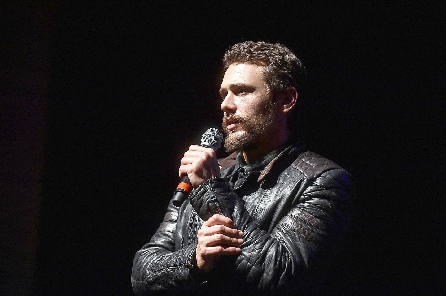 ATLANTA, GA - MARCH 25:  Actor/producer James Franco onstage at the Atlanta Film Festival - "The Heyday Of Insensitive Bastards" Screening at Rialto Center for the Arts on March 25, 2015 in Atlanta, Georgia.  (Photo by Paras Griffin/Getty Images)
