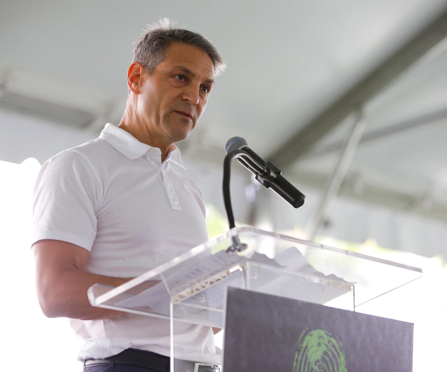 Caption:LOS ANGELES, CA - APRIL 18: Co-CEO of William Morris Endeavor Ari Emanuel receives the Make Your Mark Award at the Points of Light generationOn Block Party on April 18, 2015 in Los Angeles, California. (Photo by Joe Scarnici/Getty Images for generationOn)
