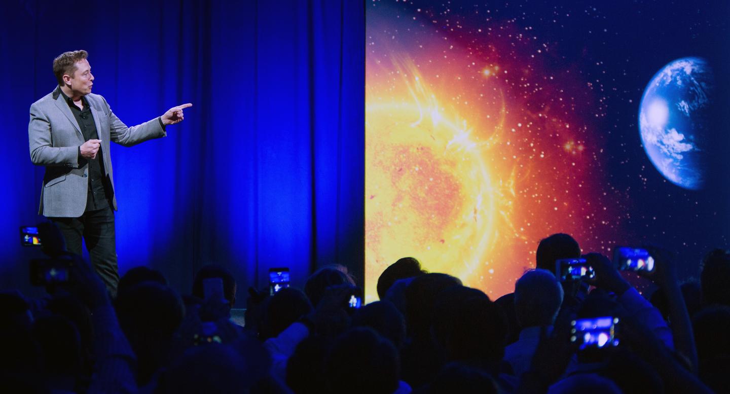 Tesla Motors Inc. Chief Executive Officer Elon Musk Unveils New Generation Of Batteries