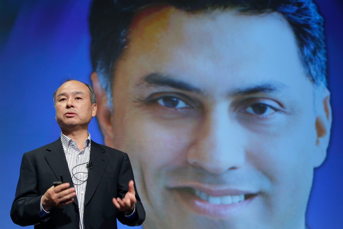 Softbank Corp. Chief Executive Officer Masayshi Son Earnings News Conference