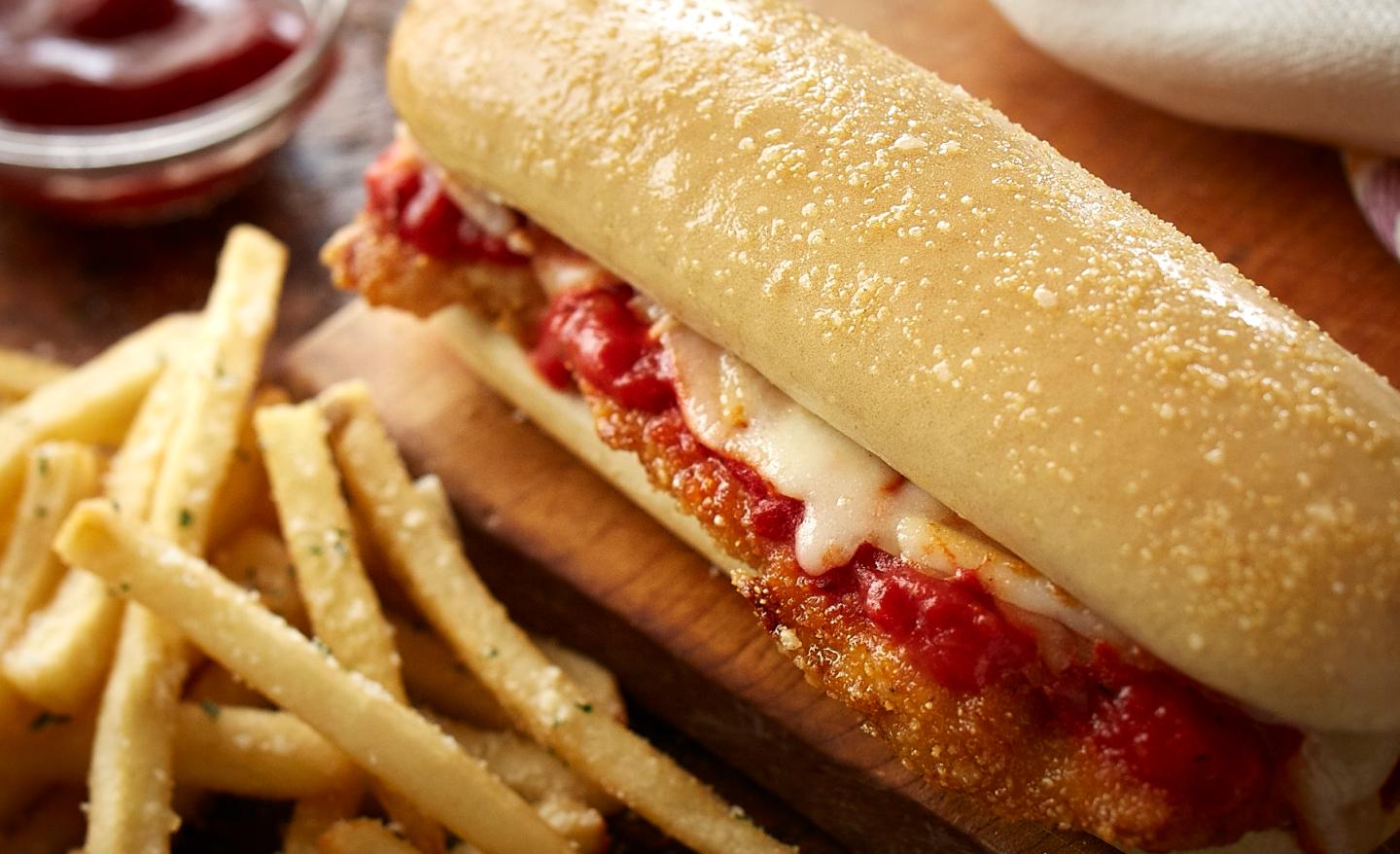 Olive Garden Breadstick Sandwiches