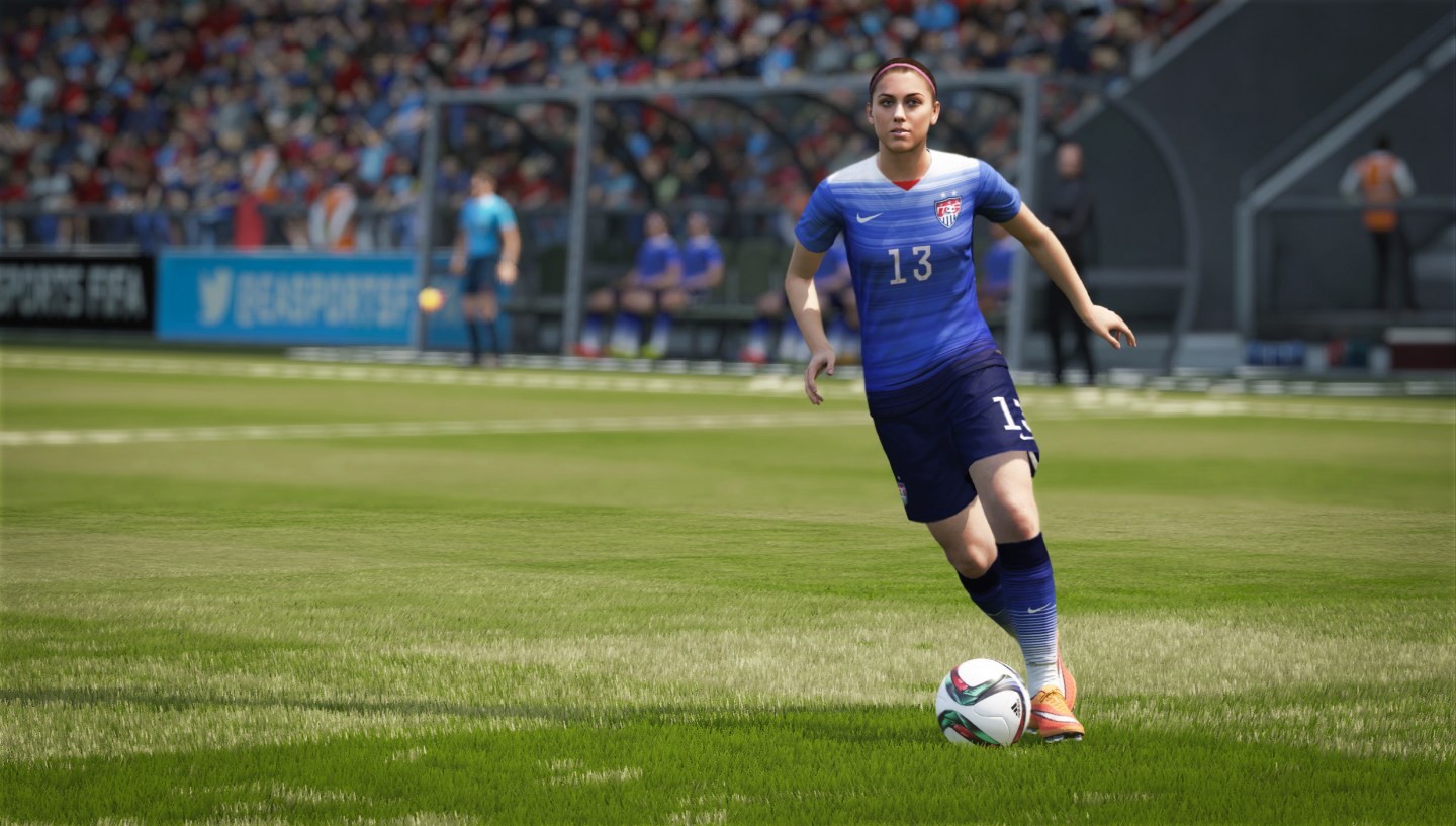 Here’s why EA is putting Alex Morgan on the cover of ‘FIFA 16’