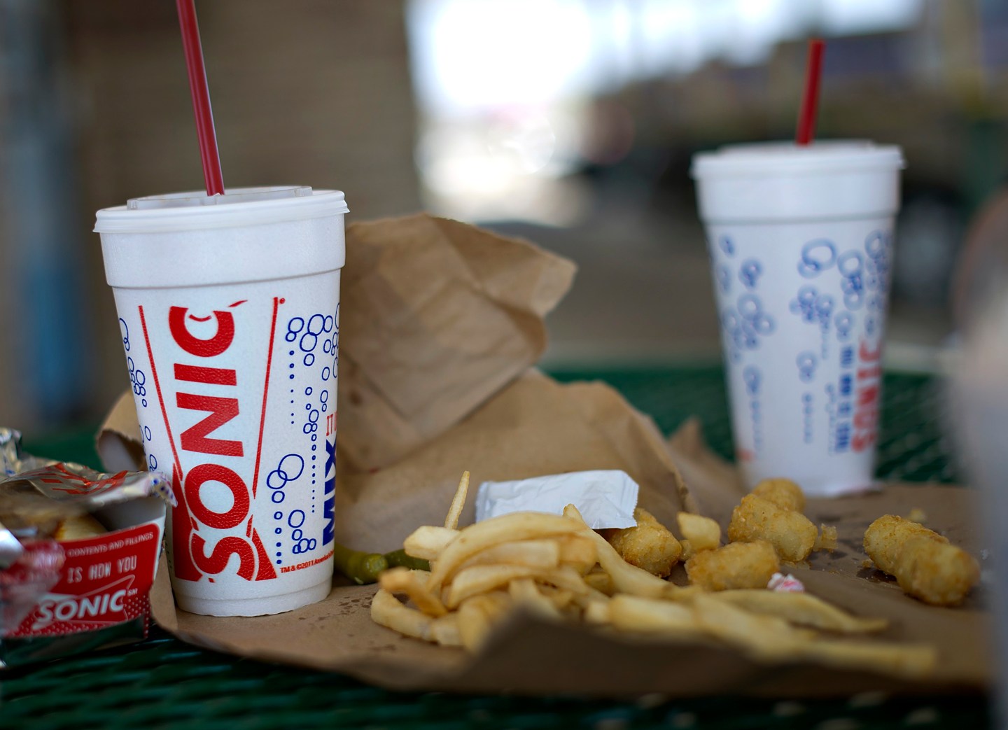 General Views From A Sonic Drive-In Ahead Of Earns Reports