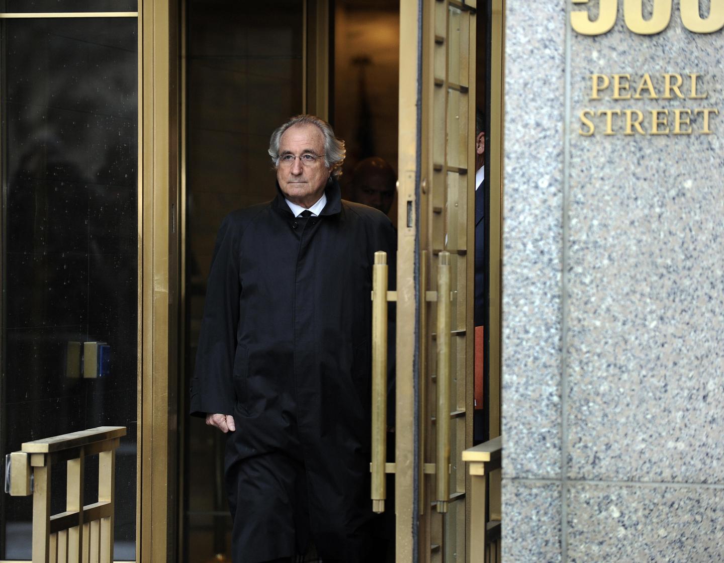 Bernard L. Madoff leaves US Federal Cour