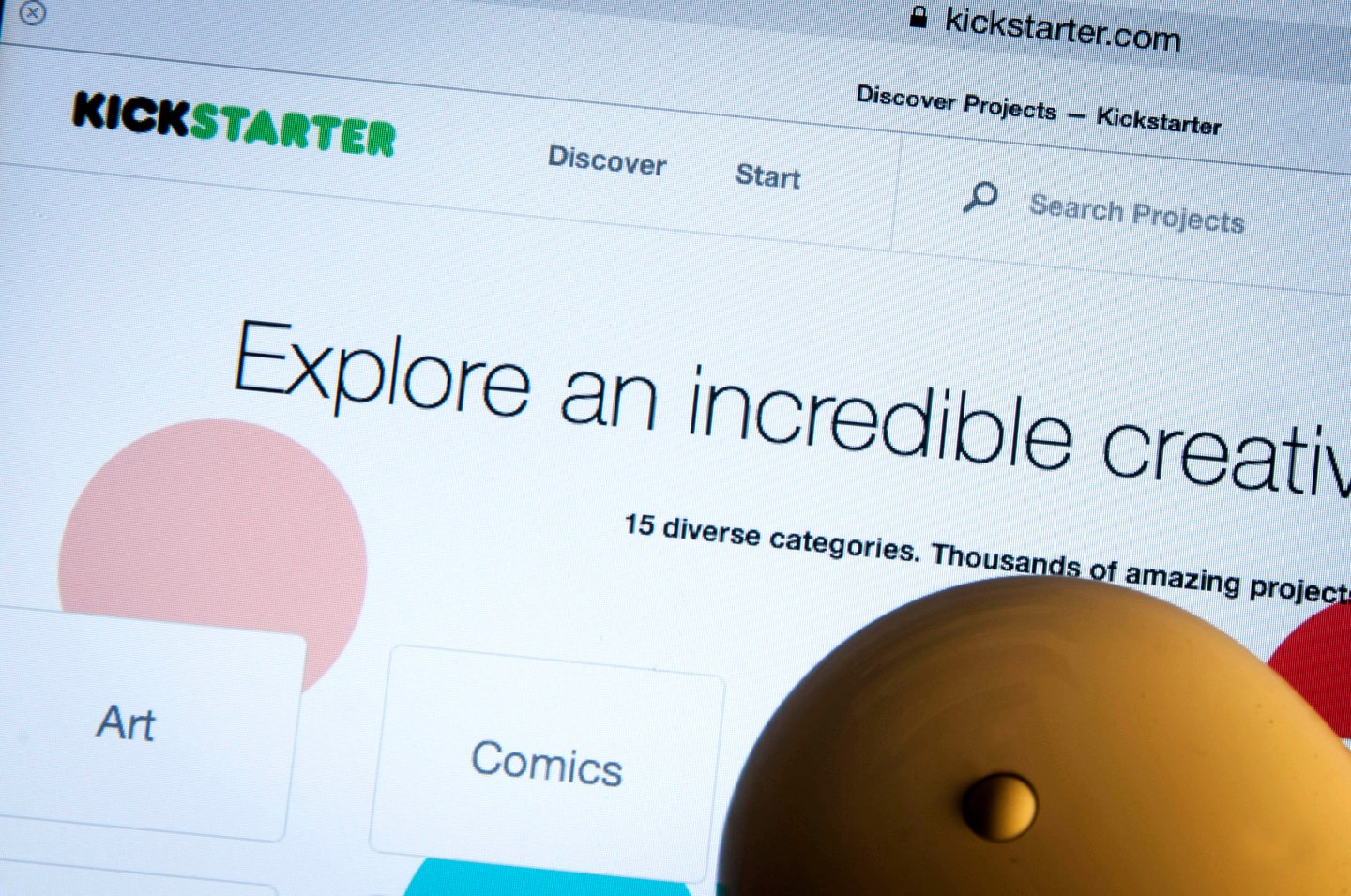 Kickstarter, site web de financemenent participatif