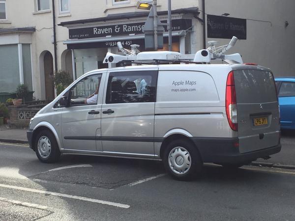 Here’s what those street-mapping Apple minivans look like