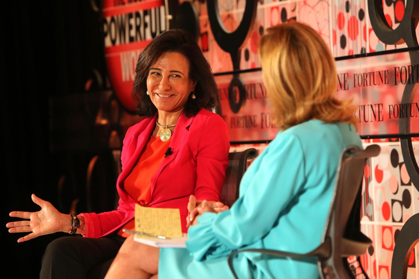 This is what keeps the chairwoman of Banco Santander up at night