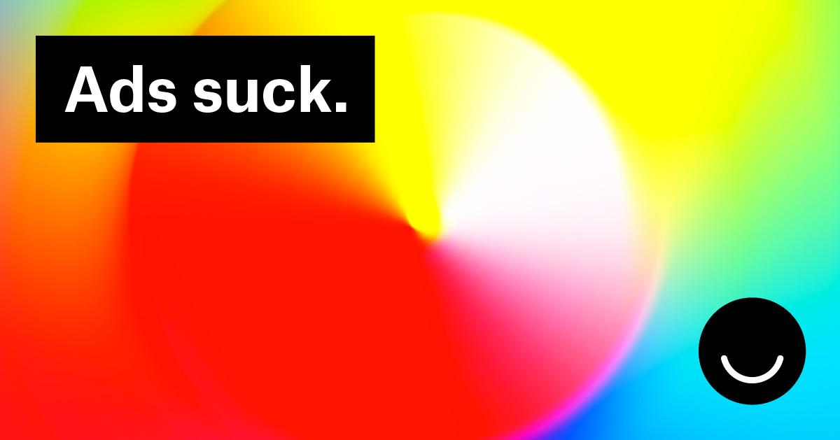 This site is running Facebook ads that say Facebook is creepy