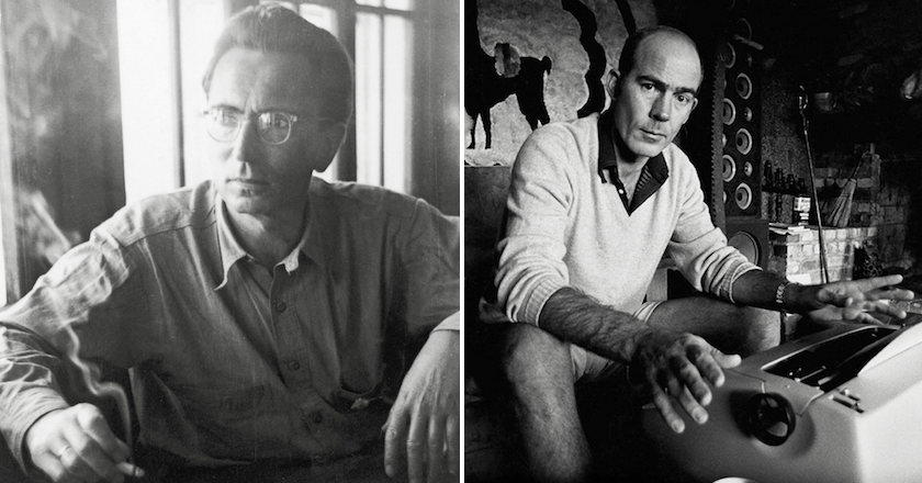 Viktor Frankl (left) and Hunter S. Thompson