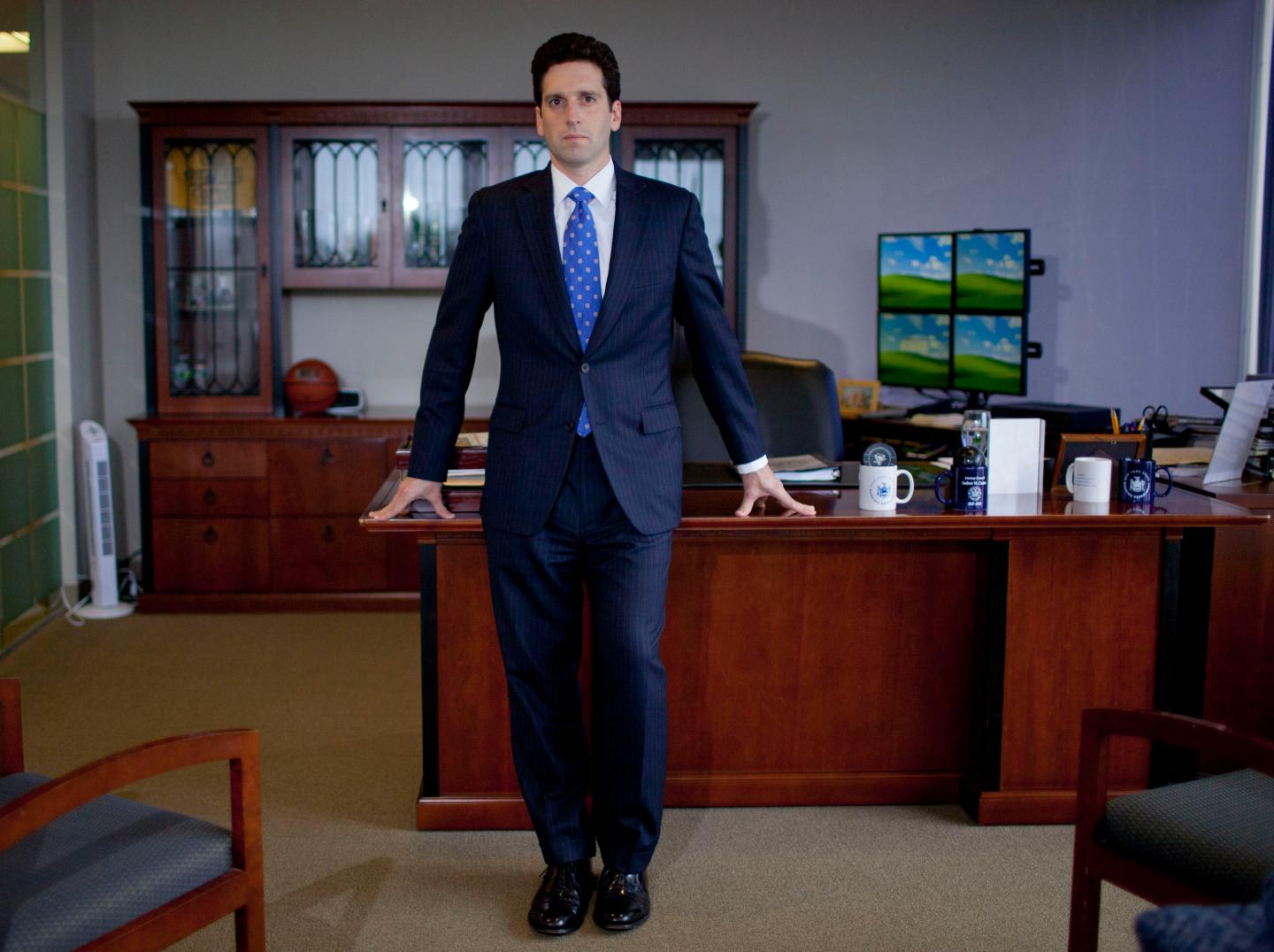 New York State Department Of Financial Services Superintendent Benjamin Lawsky Portraits