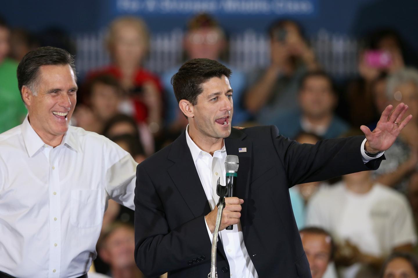 Republican Presidential Candidate Mitt Romney Announces Rep. Paul Ryan As His Vice Presidential Pick