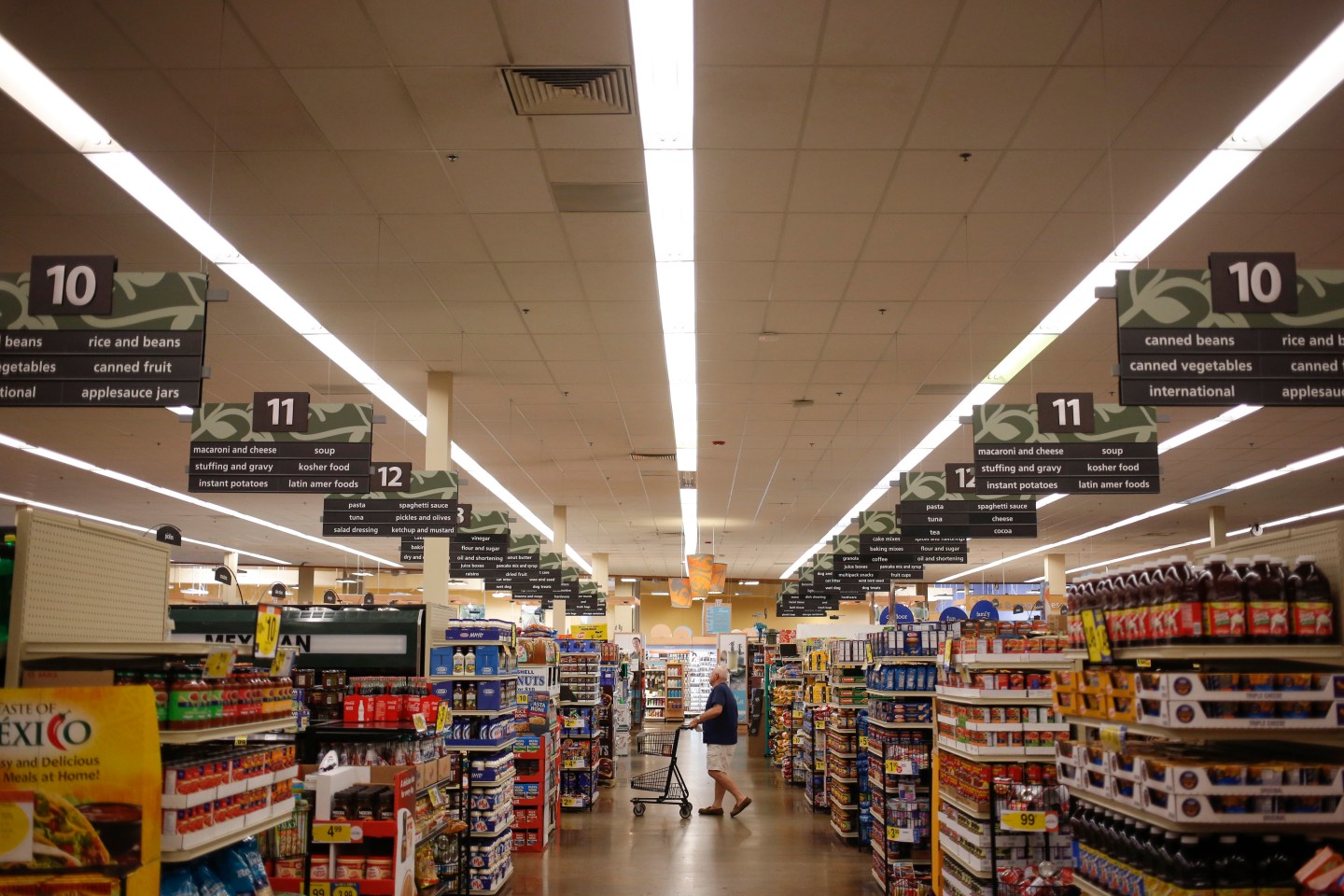 Inside A Kroger Store Ahead Of Earnings Figures
