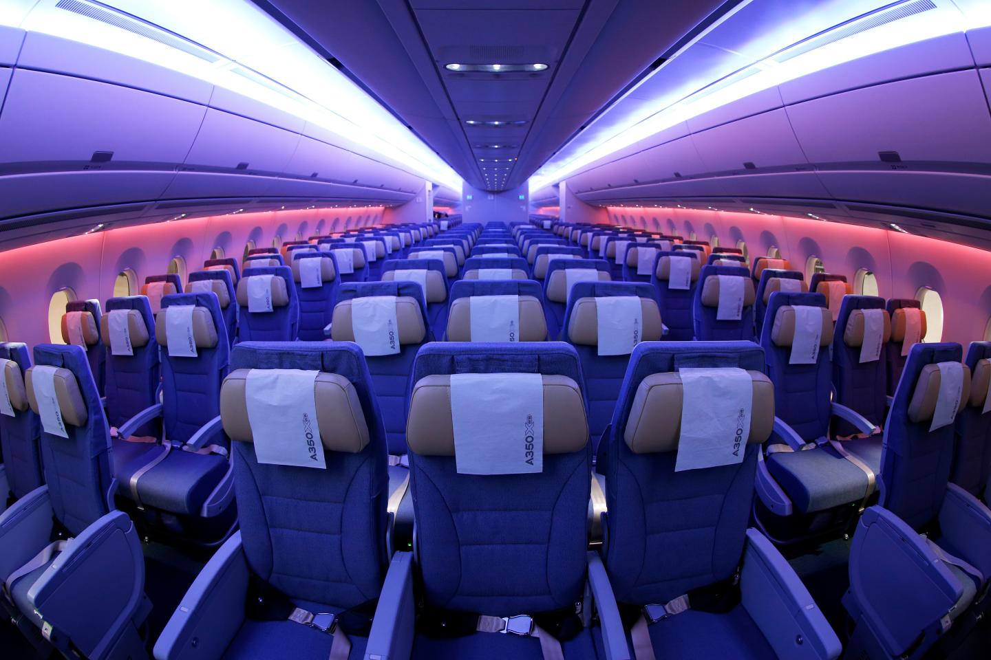 Media Preview Of Airbus A350 At Japan Airline Co.'s Hangar Facility