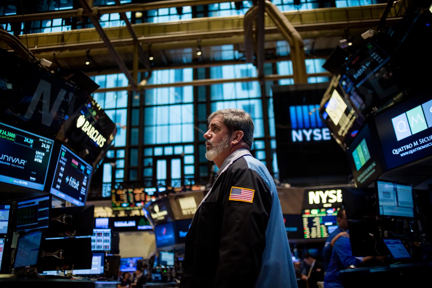 NYSE trading floor.