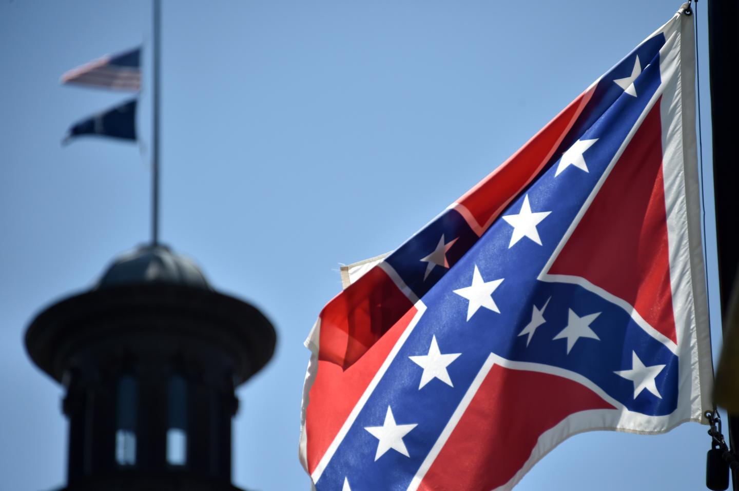 US-CRIME-SHOOTING-FLAG