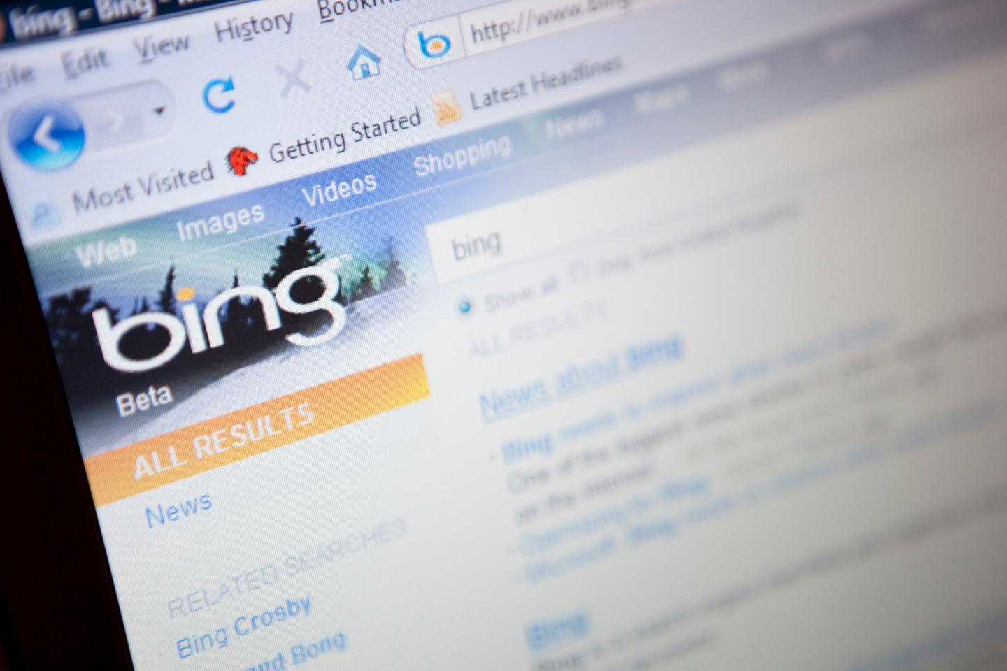 Microsoft's Bing