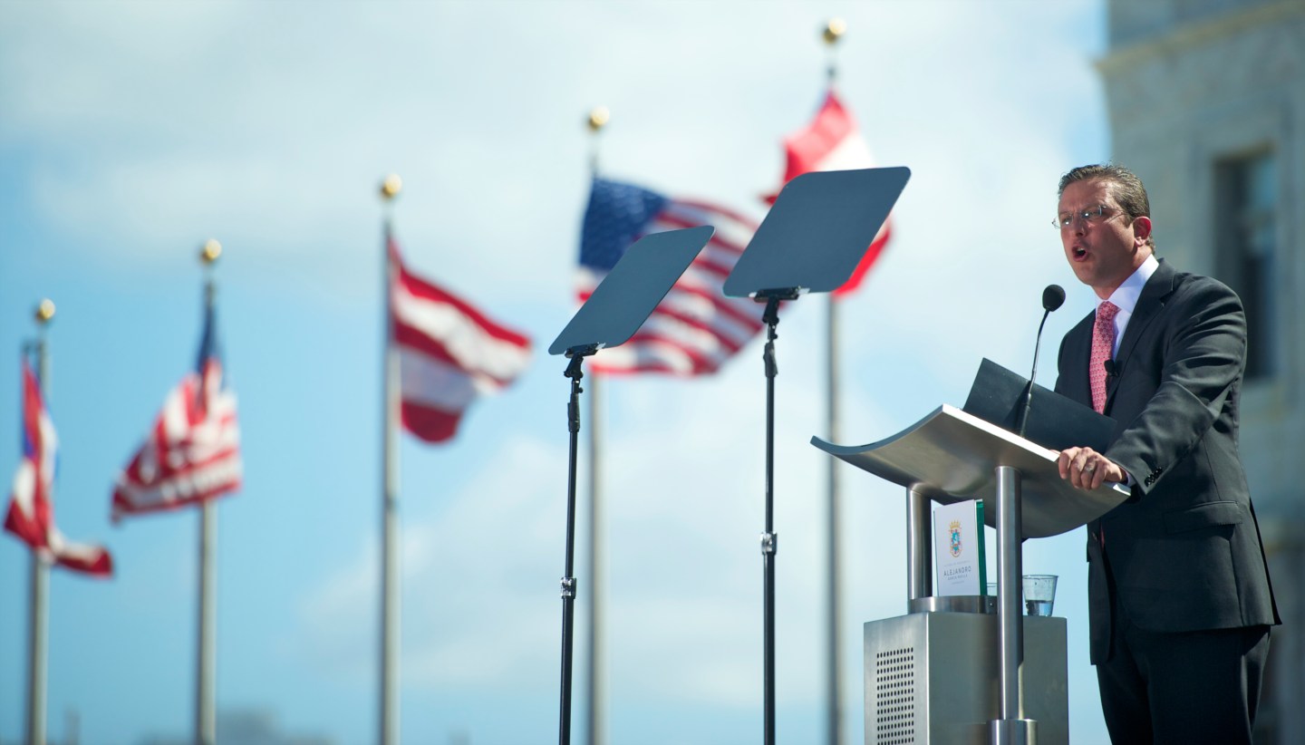 Alejandro García Padilla Swore as Puerto Rico's Governor