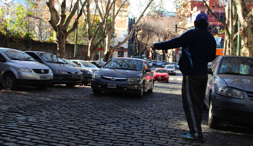 A ragman at work in Buenos Aires