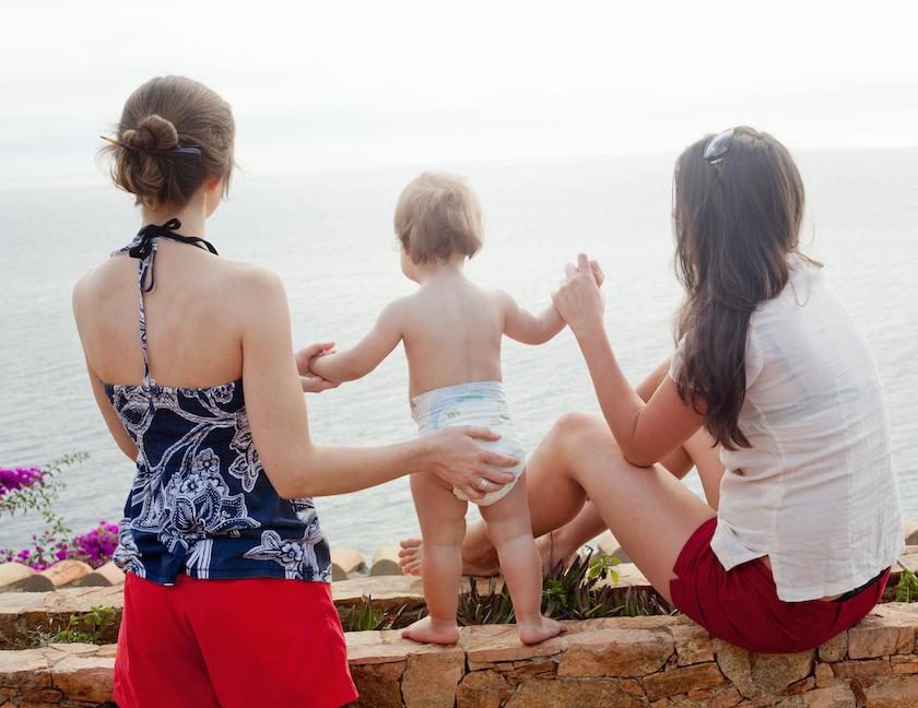 Same-sex couples may be more likely to share child care