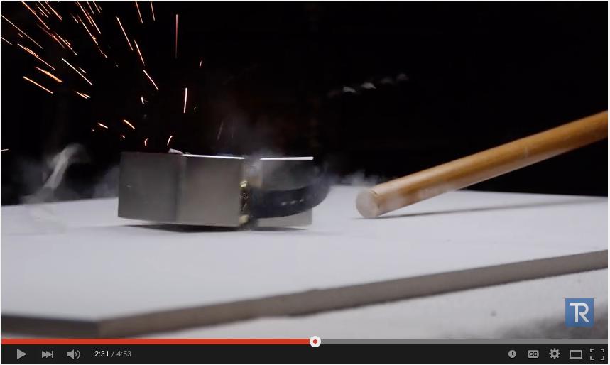 Watch a $10,000 gold Apple Watch get destroyed