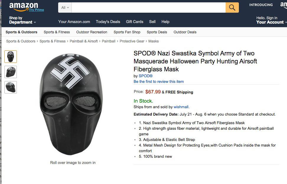 After Confederate flag outrage, Nazi-themed items sold on Amazon, Sears