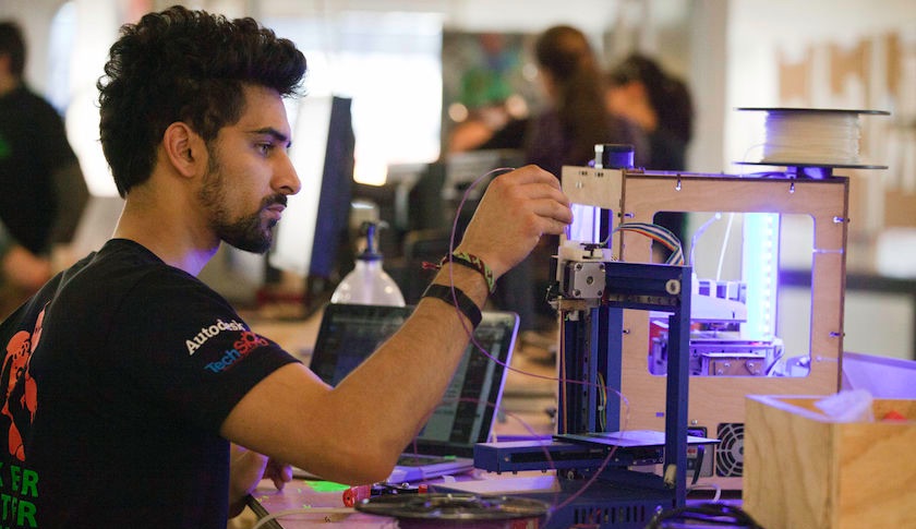 TechShop’s fabrication studio in downtown San Francisco