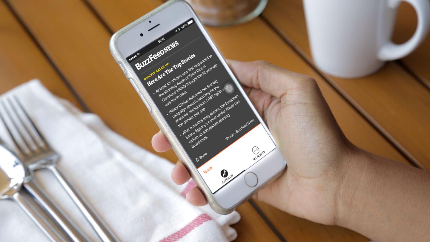 BuzzFeed’s new app is everything the site isn’t: Short, news-focused and serious
