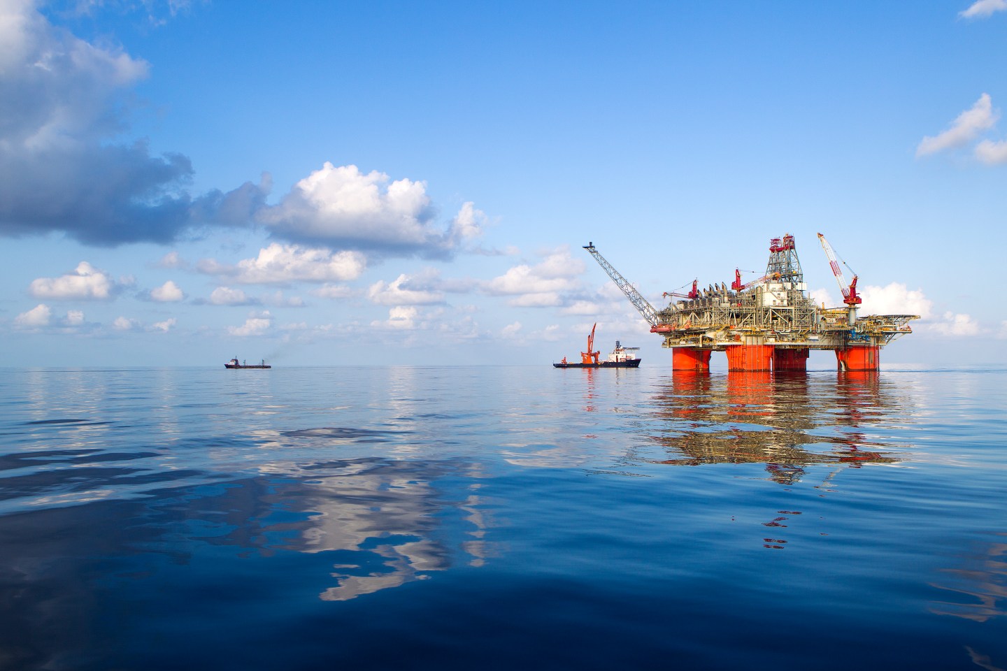 Bp's Thunder Horse platform in the Gulf of Mexico