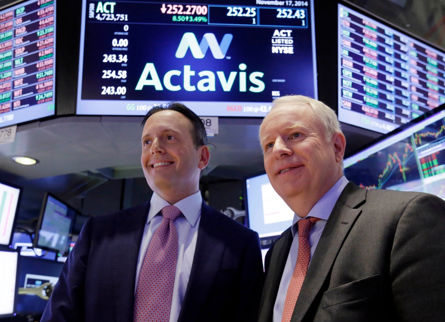 Brenton Saunders, David Pyott