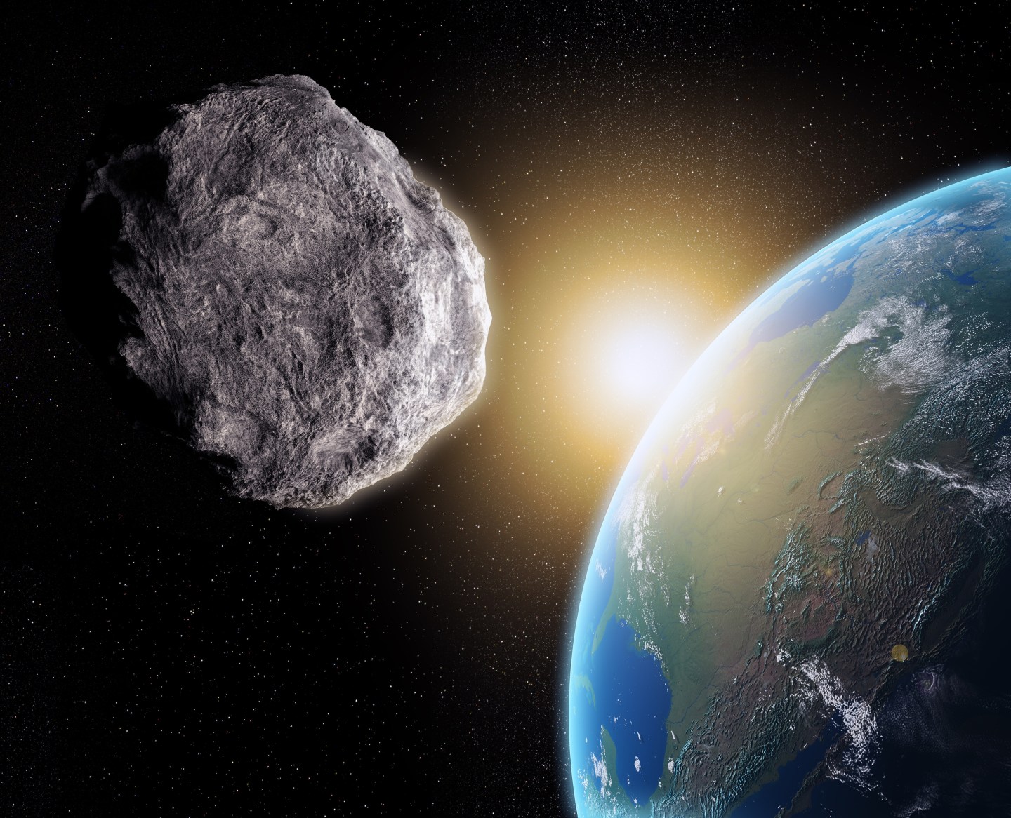 Asteroid rendering